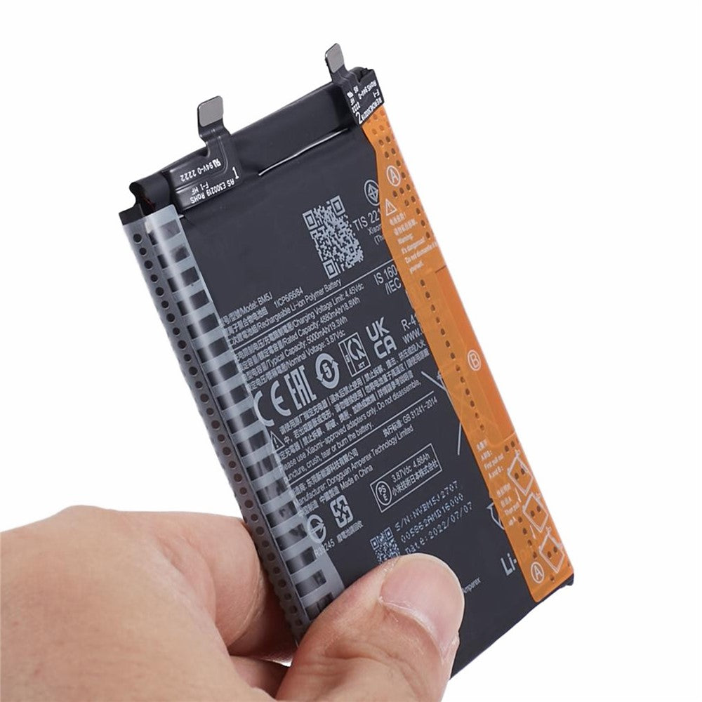 For Xiaomi 12T 5G / 12T Pro 5G / Redmi K50 Ultra 3.87V 4880mAh Li-ion Polymer Battery Assembly Part (Encode: BM5J)