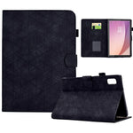 For Lenovo Tab M9 TB-310FU Case Rhombus Imprinted Stand Leather Tablet Cover