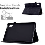 For Lenovo Tab M9 TB-310FU Case Rhombus Imprinted Stand Leather Tablet Cover