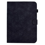 For Lenovo Tab M9 TB-310FU Case Rhombus Imprinted Stand Leather Tablet Cover