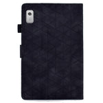 For Lenovo Tab M9 TB-310FU Case Rhombus Imprinted Stand Leather Tablet Cover