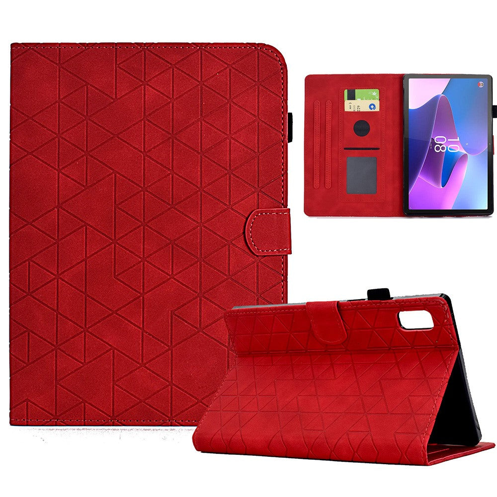 For Lenovo Tab P11 Gen 2 TB-350 Case PU Leather Card Slots Tablet Stand Cover