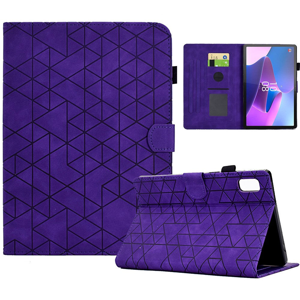 For Lenovo Tab P11 Gen 2 TB-350 Case PU Leather Card Slots Tablet Stand Cover