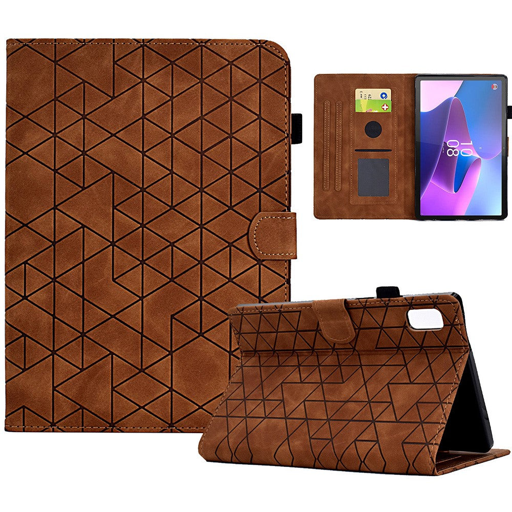 For Lenovo Tab P11 Gen 2 TB-350 Case PU Leather Card Slots Tablet Stand Cover