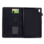 For Lenovo Tab M10 HD Gen 2 X306X Cover Stand Rhombus Imprinted Leather Tablet Case