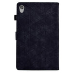 For Lenovo Tab M10 HD Gen 2 X306X Cover Stand Rhombus Imprinted Leather Tablet Case