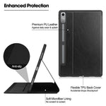 For Lenovo Tab P12 Stand Protective Cover PU Leather Wallet Tablet Case with Pencil Holder