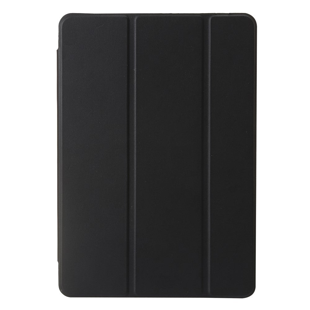 For Huawei MatePad 11 (2021) / (2023) Case Leather+TPU+Clear Acrylic Tri-fold Stand Cover