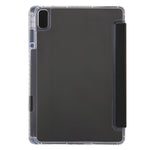 For Huawei MatePad 11 (2021) / (2023) Case Leather+TPU+Clear Acrylic Tri-fold Stand Cover