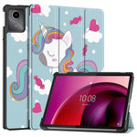 For Lenovo Tab M11 / Xiaoxin Pad 11 2024 Case Trifold Stand Pattern Printing Tablet Leather Cover