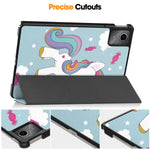 For Lenovo Tab M11 / Xiaoxin Pad 11 2024 Case Trifold Stand Pattern Printing Tablet Leather Cover