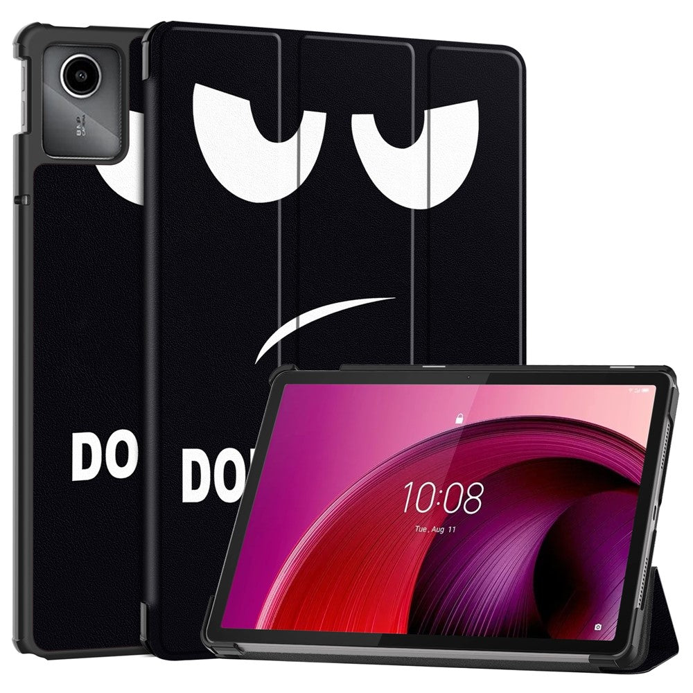For Lenovo Tab M11 / Xiaoxin Pad 11 2024 Case Trifold Stand Pattern Printing Tablet Leather Cover