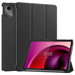For Lenovo Tab M11 / Xiaoxin Pad 11 2024 Case Tri-fold Stand PU Leather+PC Tablet Cover