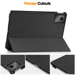 For Lenovo Tab M11 / Xiaoxin Pad 11 2024 Case Tri-fold Stand PU Leather+PC Tablet Cover