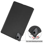 For Lenovo Tab M11 / Xiaoxin Pad 11 2024 Case Tri-fold Stand PU Leather+PC Tablet Cover