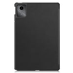 For Lenovo Tab M11 / Xiaoxin Pad 11 2024 Case Tri-fold Stand PU Leather+PC Tablet Cover