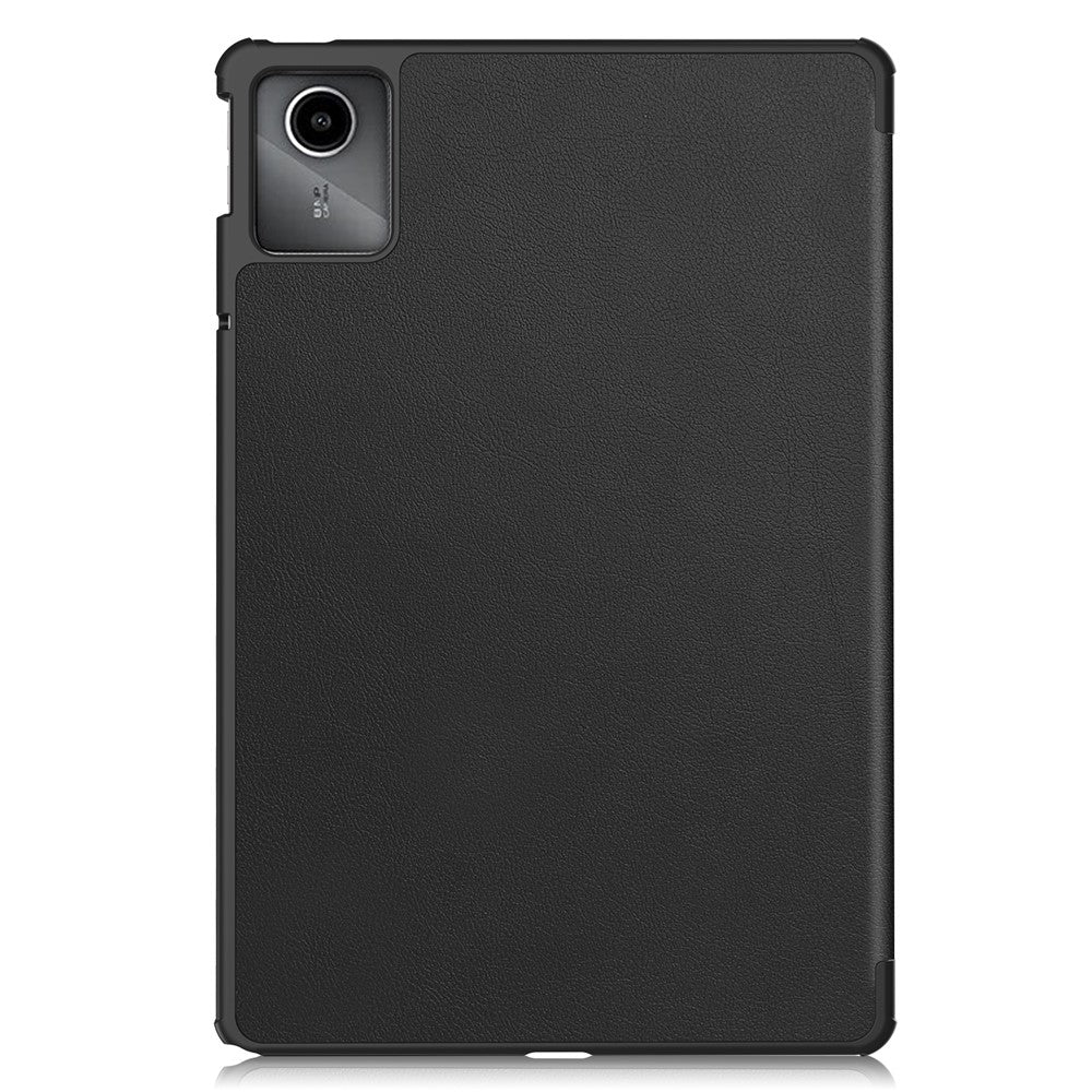 For Lenovo Tab M11 / Xiaoxin Pad 11 2024 Case Tri-fold Stand PU Leather+PC Tablet Cover