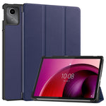 For Lenovo Tab M11 / Xiaoxin Pad 11 2024 Case Tri-fold Stand PU Leather+PC Tablet Cover
