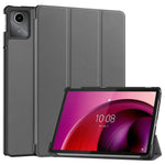 For Lenovo Tab M11 / Xiaoxin Pad 11 2024 Case Tri-fold Stand PU Leather+PC Tablet Cover