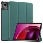 For Lenovo Tab M11 / Xiaoxin Pad 11 2024 Case Tri-fold Stand PU Leather+PC Tablet Cover