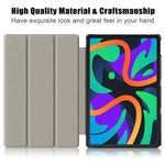 For Lenovo Tab M11 / Xiaoxin Pad 11 2024 Trifold Stand Cover Pattern PU Leather Auto Sleep Wake Tablet Case