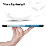 For Lenovo Tab M11 / Xiaoxin Pad 11 2024 Trifold Stand Cover Pattern PU Leather Auto Sleep Wake Tablet Case
