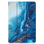 For Lenovo Tab M11 / Xiaoxin Pad 11 2024 Trifold Stand Cover Pattern PU Leather Auto Sleep Wake Tablet Case