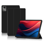 For Lenovo Tab M11 / Xiaoxin Pad 11 2024 Case PU Leather+TPU Anti-scratch Trifold Stand Tablet Cover