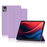 For Lenovo Tab M11 / Xiaoxin Pad 11 2024 Case PU Leather+TPU Anti-scratch Trifold Stand Tablet Cover