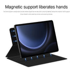 Til Samsung Galaxy Tab S10 FE / S9 FE / S9 Tablet Cover Magnetisk PU-læder Standcover