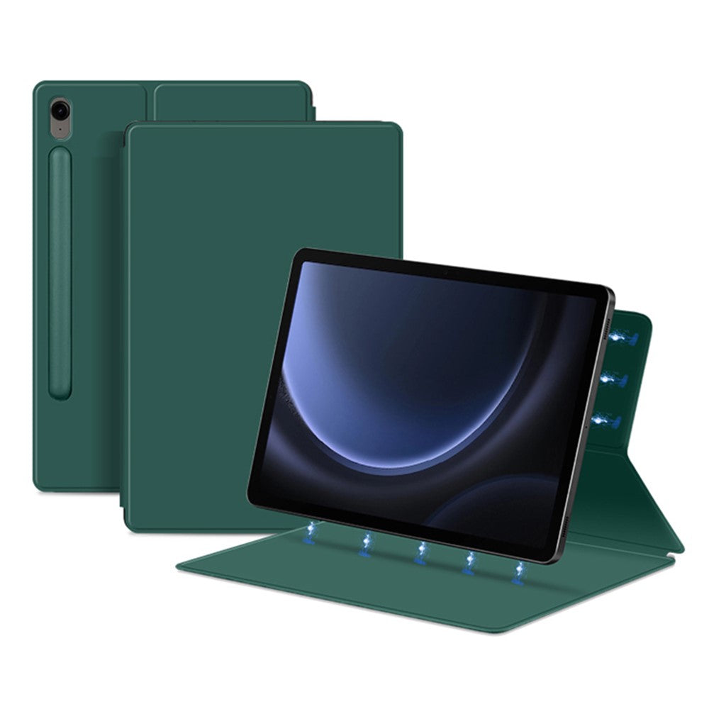 Til Samsung Galaxy Tab S10 FE / S9 FE / S9 Tablet Cover Magnetisk PU-læder Standcover