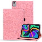 Lenovo Tab M11 / Xiaoxin Pad 11 2024 Skyddande skal Blommönster PU-läder Stativ Surfplatta Fodral
