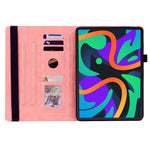 Lenovo Tab M11 / Xiaoxin Pad 11 2024 Skyddande skal Blommönster PU-läder Stativ Surfplatta Fodral