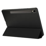 Til Samsung Galaxy Tab S9 / S10 Lite / S10 FE / S9 FE Tablet Cover Tredobbelt Stativ Ensfarvet Stødsikkert PU-omslag med Penneholder