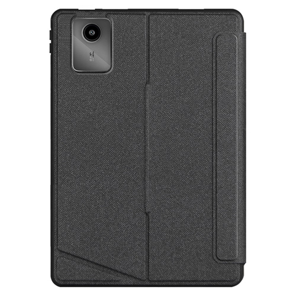 For Lenovo Tab M11 / Xiaoxin Pad 11 2024 Leather Case + Bluetooth-compatible Keyboard with Backlight Trackpad