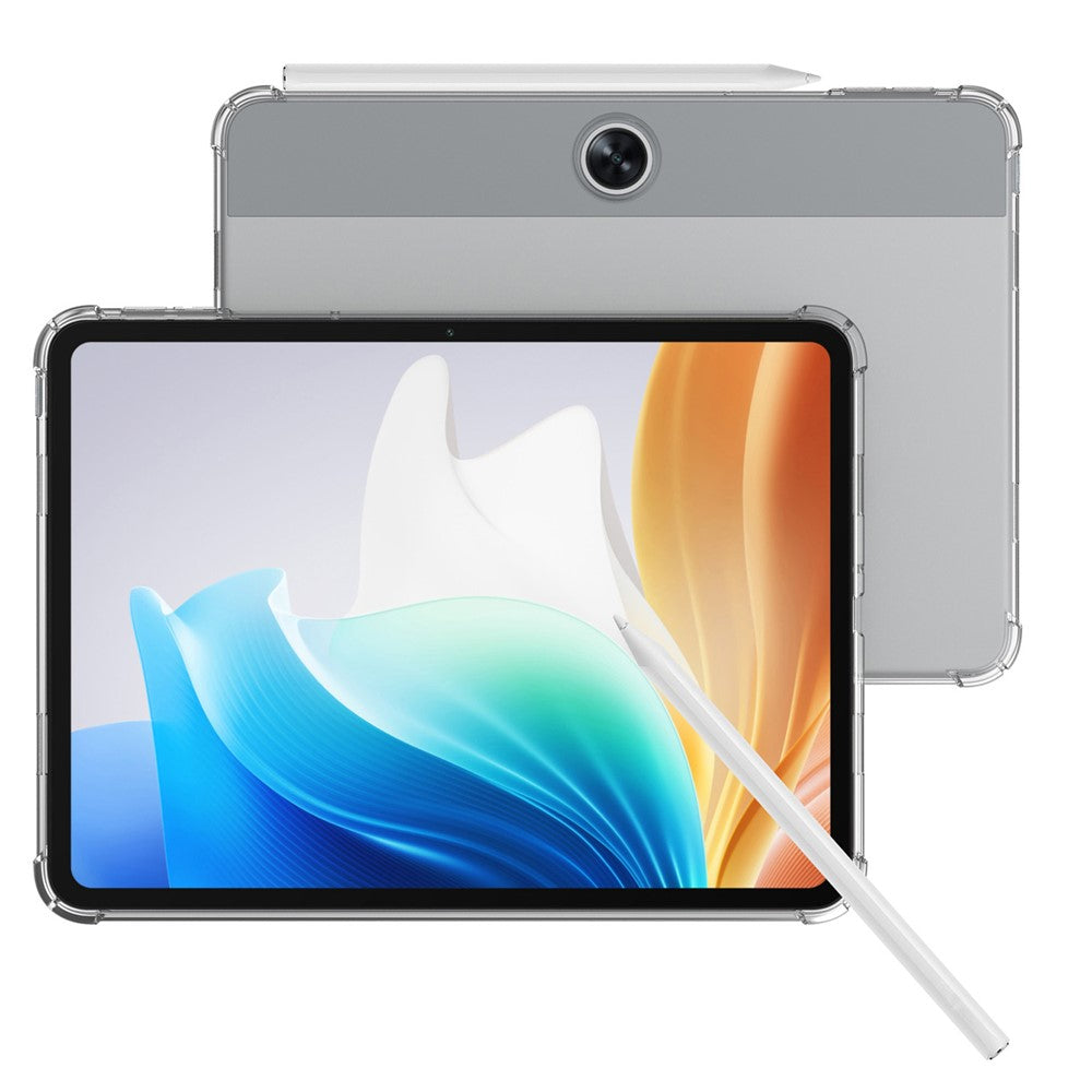 For Oppo Pad Air 2 / Pad Neo TPU Case Transparent Four Corner Protection Tablet Cover