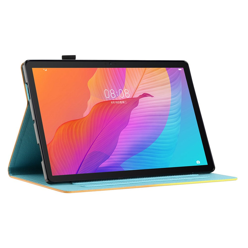 Til Honor Pad 6 / Pad X6 / Huawei Enjoy Tablet 2 / MatePad T 10 / T 10S etui i PU-læder med mønster tablet cover