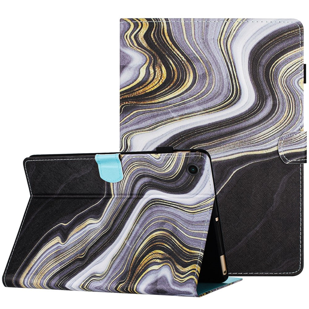 Til Honor Pad 6 / Pad X6 / Huawei Enjoy Tablet 2 / MatePad T 10 / T 10S etui i PU-læder med mønster tablet cover