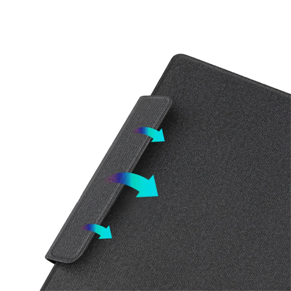 For Lenovo Yoga Pad Pro Backlight Touchpad Bluetooth-compatible Keyboard with Pen Slot Leather Tablet Case