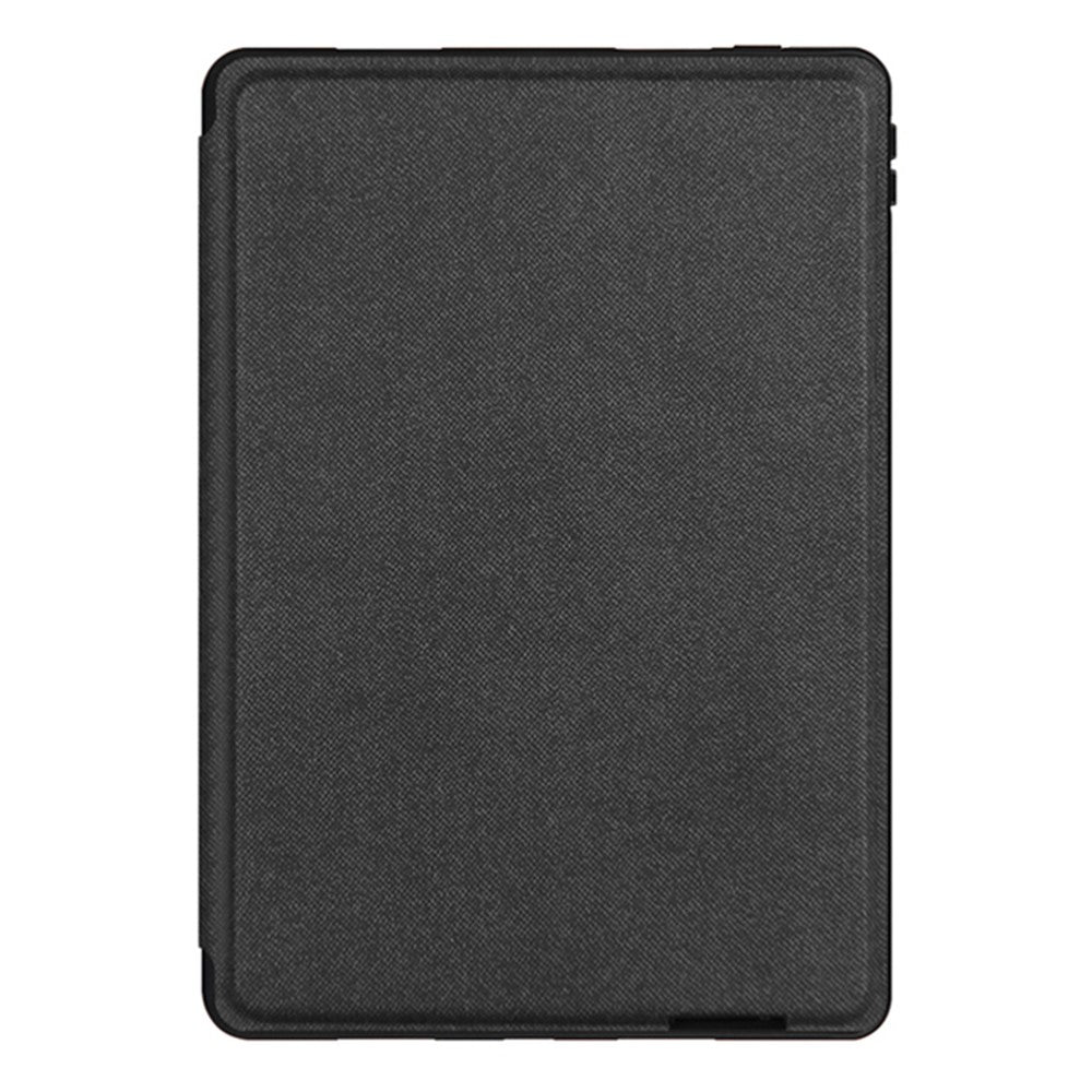Til Samsung Galaxy Tab S9 FE+ Læderetui + Bluetooth-kompatibelt tastatur med baggrundsbelysning og trackpad