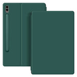 Til Samsung Galaxy Tab S9 FE+ læderetui, stativ, magnetisk tabletcover med automatisk søvn-/vågn-funktion