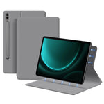 Til Samsung Galaxy Tab S9 FE+ læderetui, stativ, magnetisk tabletcover med automatisk søvn-/vågn-funktion