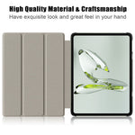 For OnePlus Pad Go / Oppo Pad Air 2 Smart Cover Full-Body Tri-fold Stand Pattern Tablet Case