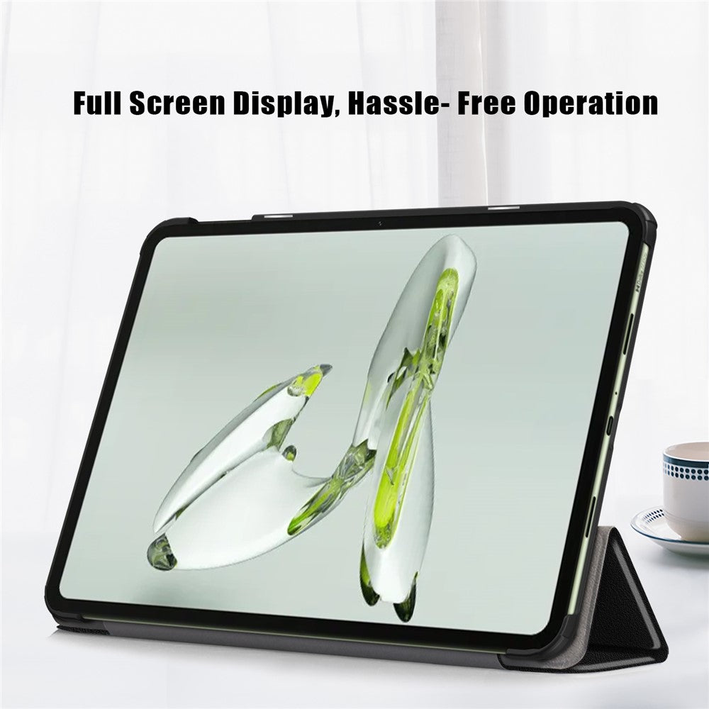 PU Lædercover til OnePlus Pad Go / Oppo Pad Air 2 / Pad Neo Trefoldigt Standert Tabletcover