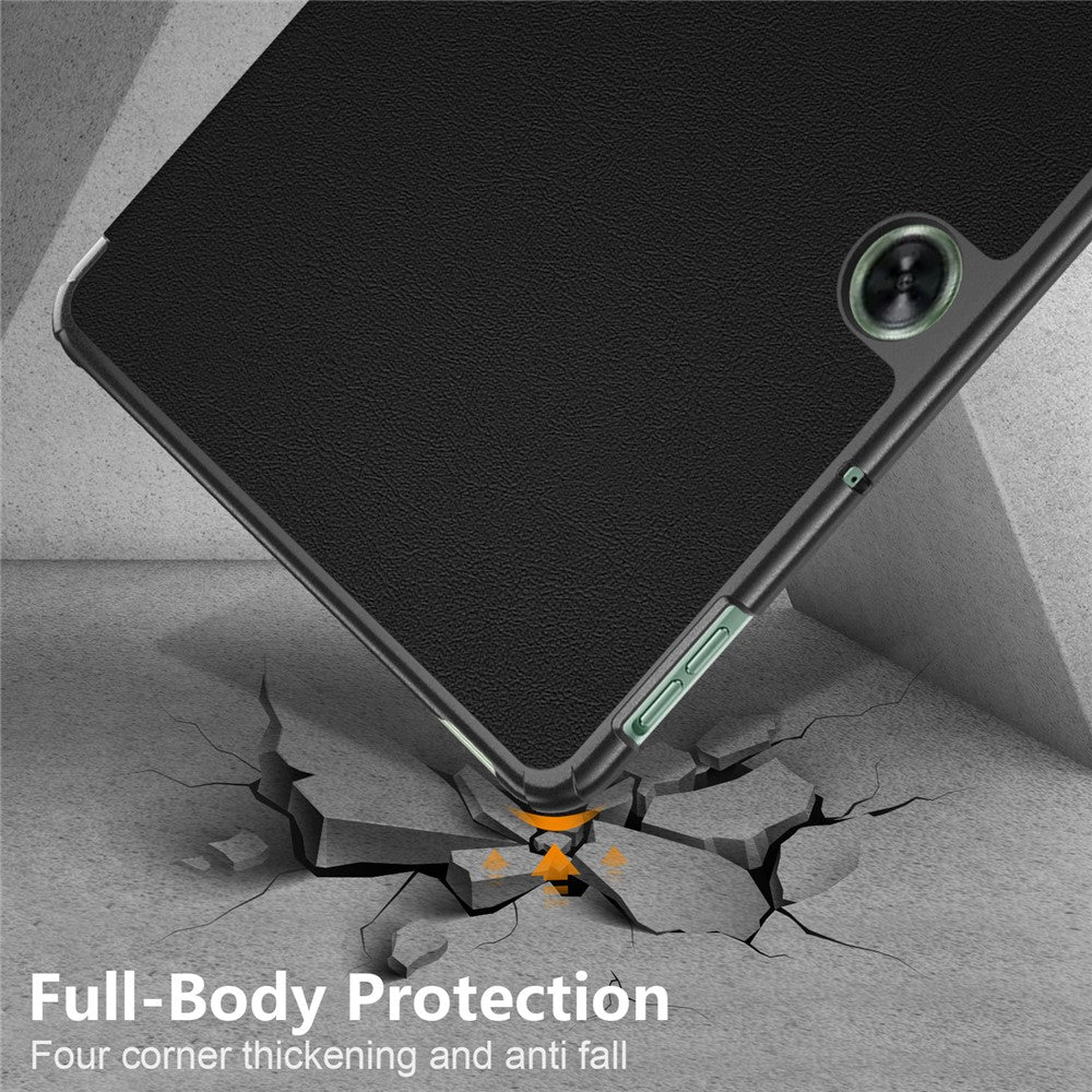 PU Lædercover til OnePlus Pad Go / Oppo Pad Air 2 / Pad Neo Trefoldigt Standert Tabletcover