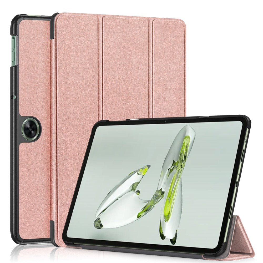 PU Lædercover til OnePlus Pad Go / Oppo Pad Air 2 / Pad Neo Trefoldigt Standert Tabletcover