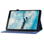 Lenovo Tab M10 Plus (3:e generationen) surfplatta, fodral med tygstruktur, korthållare, läderfodral