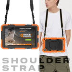 For Lenovo Tab M8 (4th Gen) 2024 TB-301XU / M8 (4th Gen) 2023 TB-300FU Case Rotary Kickstand Tablet Cover with Shoulder Strap