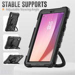 For Lenovo Tab M9 TB-310FU / Lenovo K9 TB310 Kickstand Case PC+Silicone Tablet Cover with Shoulder Strap