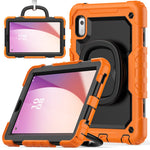 For Lenovo Tab M9 TB-310FU / Lenovo K9 TB310 Kickstand Case PC+Silicone Tablet Cover with Shoulder Strap